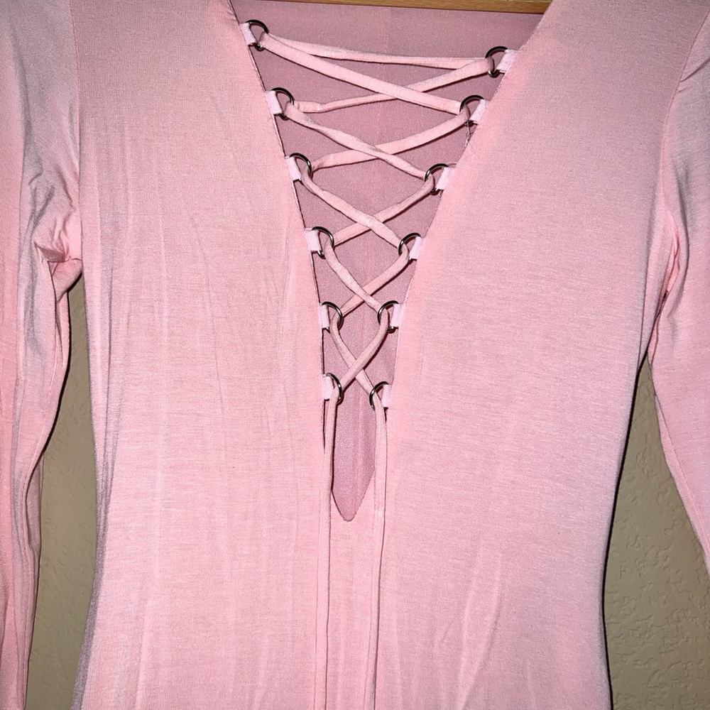 Body con pink dress